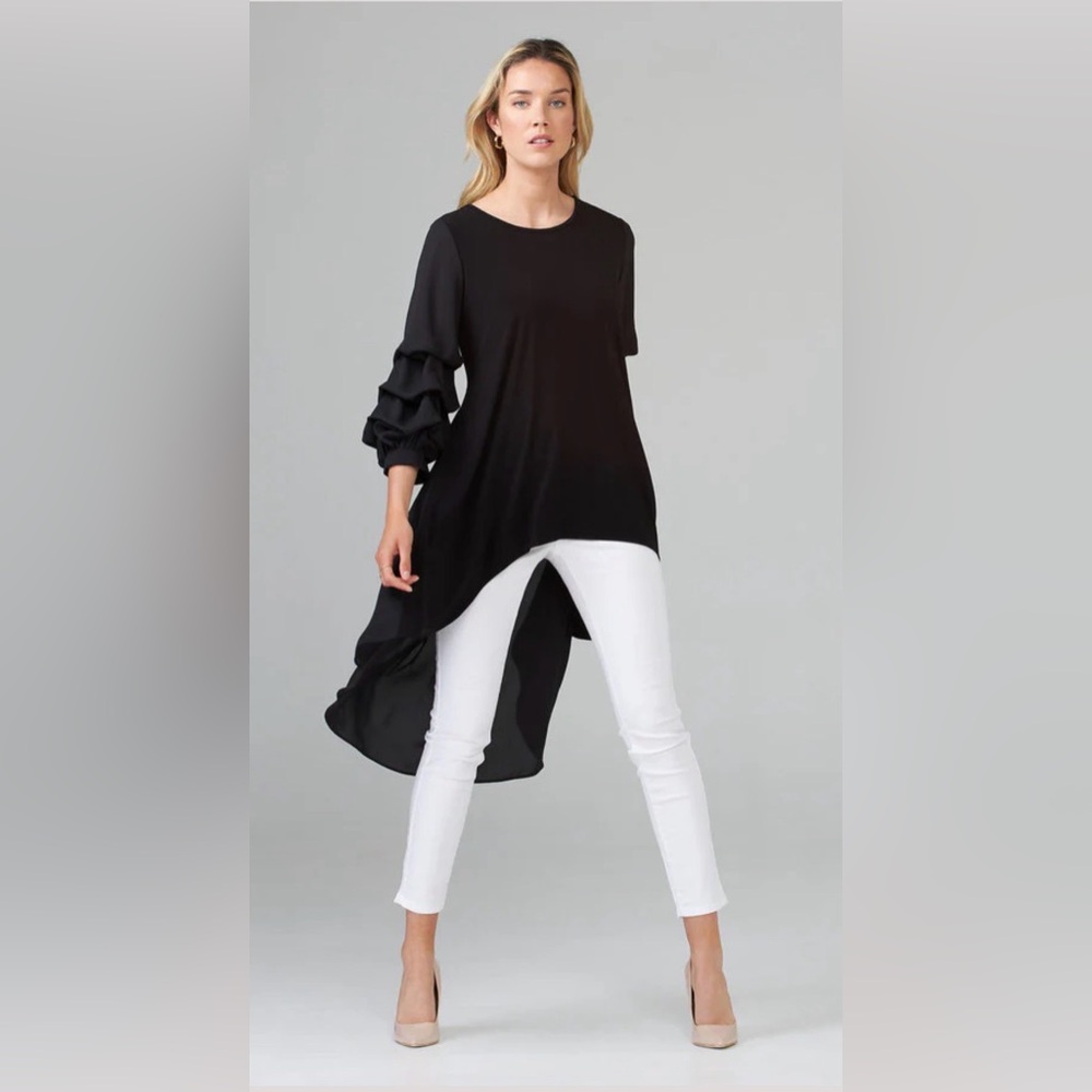 Joseph Ribkoff | Tunic / Hi- Low / Ruffle Blouse / Pant Set